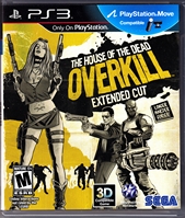 Sony PlayStation 3 The House of the Dead Overkill Extended Cut Front CoverThumbnail